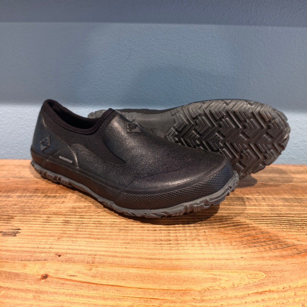 Muck Boot Company Mens Forager Slip On Shoe Black Waterproof FLR-000 Size 11